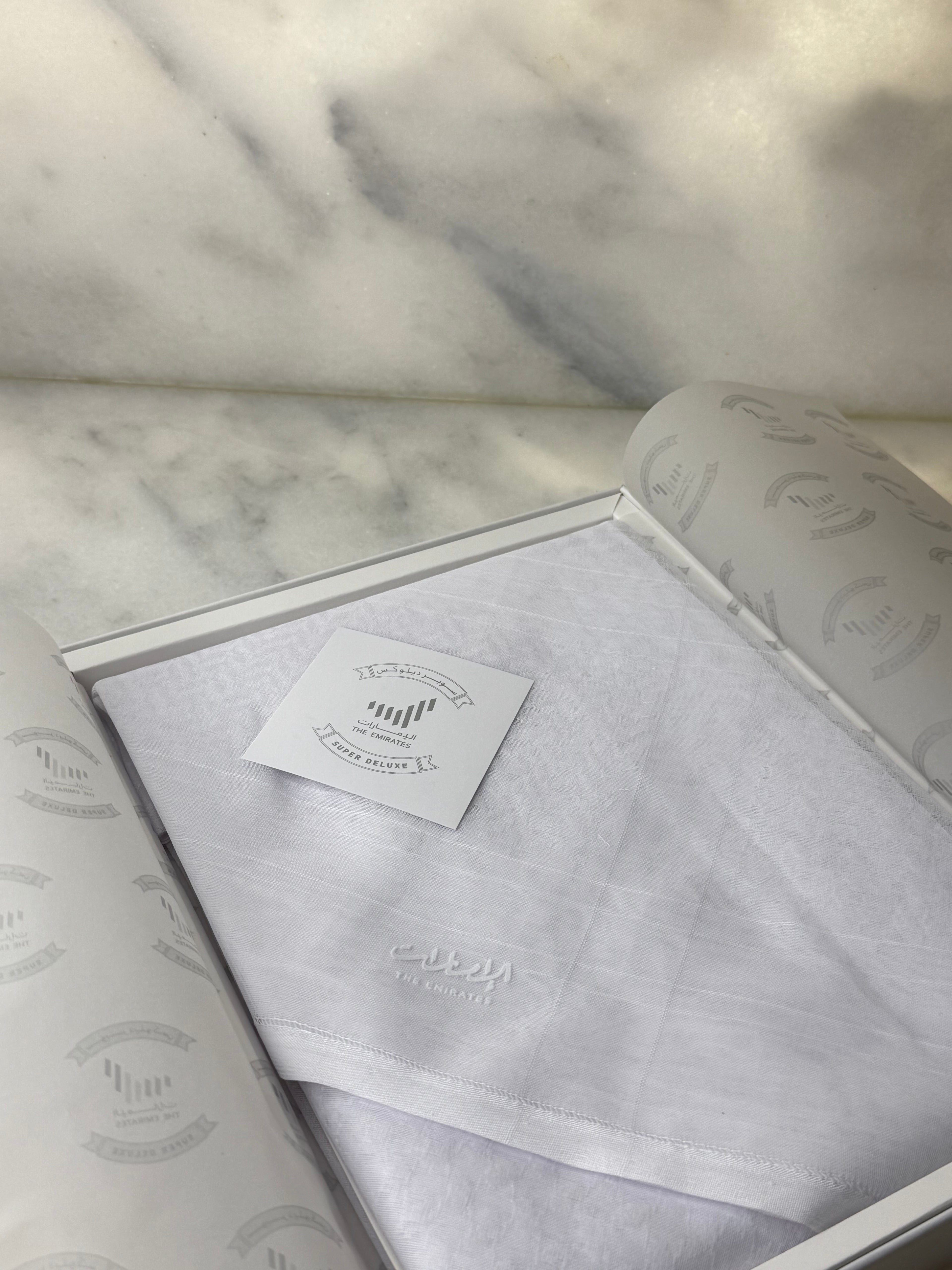 Shemagh The Emirates – Super Deluxe Blanc