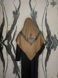 Shemagh Yéménite Marron - Brodé